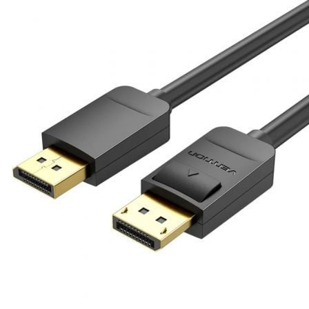 Cable DisplayPort 1.2 4K Vention HACBI/ DisplayPort Macho – DisplayPort Macho/ 3m/ Negro